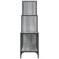 vidaXL Estantería madera ingeniería y metal gris Sonoma 92x30x102 cm vidaXL Estantería madera ingeniería y metal gris Sonoma 92x30x102 cm