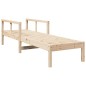 vidaXL Tumbona de madera maciza de pino 199,5x62x55 cm vidaXL Tumbona de madera maciza de pino 199,5x62x55 cm