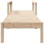 vidaXL Tumbona de madera maciza de pino 199,5x62x55 cm vidaXL Tumbona de madera maciza de pino 199,5x62x55 cm