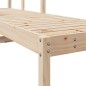 vidaXL Tumbona de madera maciza de pino 199,5x62x55 cm vidaXL Tumbona de madera maciza de pino 199,5x62x55 cm