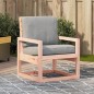 vidaXL Silla de jardín madera maciza Douglas 57,5x63x76 cm vidaXL Silla de jardín madera maciza Douglas 57,5x63x76 cm