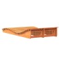 vidaXL Tumbona de madera maciza de pino marrón cera 205x110x31,5 cm vidaXL Tumbona de madera maciza de pino marrón cera 205x110x31,5 cm
