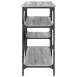 vidaXL Estantería de cocina madera ingeniería metal gris 90x40x84 cm vidaXL Estantería de cocina madera ingeniería metal gris 90x40x84 cm