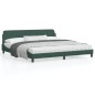 vidaXL Estructura cama con cabecero terciopelo verde oscuro 200x200 cm vidaXL Estructura cama con cabecero terciopelo verde oscuro 200x200 cm