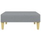 vidaXL Reposapiés de tela gris claro 77x55x31 cm vidaXL Reposapiés de tela gris claro 77x55x31 cm