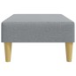 vidaXL Reposapiés de tela gris claro 77x55x31 cm vidaXL Reposapiés de tela gris claro 77x55x31 cm