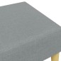 vidaXL Reposapiés de tela gris claro 77x55x31 cm vidaXL Reposapiés de tela gris claro 77x55x31 cm