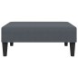 vidaXL Reposapiés de terciopelo gris oscuro 77x55x31 cm vidaXL Reposapiés de terciopelo gris oscuro 77x55x31 cm