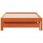 vidaXL Sofá cama nido madera maciza de pino marrón cera 80x200 cm vidaXL Sofá cama nido madera maciza de pino marrón cera 80x200 cm