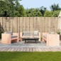 vidaXL Juego de muebles de jardín 2 pzas madera maciza abeto Douglas vidaXL Juego de muebles de jardín 2 pzas madera maciza abeto Douglas