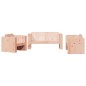 vidaXL Juego de muebles de jardín 2 pzas madera maciza abeto Douglas vidaXL Juego de muebles de jardín 2 pzas madera maciza abeto Douglas