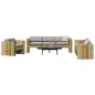vidaXL Juego de muebles de jardín 2 pzas madera de pino impregnada vidaXL Juego de muebles de jardín 2 pzas madera de pino impregnada