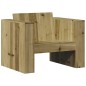vidaXL Juego de muebles de jardín 2 pzas madera de pino impregnada vidaXL Juego de muebles de jardín 2 pzas madera de pino impregnada