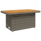 vidaXL Juego de comedor jardín 2 pzas con cojines ratán sintético gris