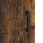 vidaXL Aparador de madera contrachapada roble ahumado 34,5x34x180 cm vidaXL Aparador de madera contrachapada roble ahumado 34,5x34x180 cm