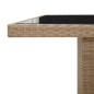 vidaXL Set comedor de jardín 7 pzas con cojines ratán sintético beige