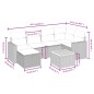 vidaXL Set de comedor de jardín 7 pzas y cojines ratán sintético negro vidaXL Set de comedor de jardín 7 pzas y cojines ratán sintético negro
