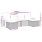vidaXL Juego de sofás jardín con cojines 6 pzas ratán sintético beige vidaXL Juego de sofás jardín con cojines 6 pzas ratán sintético beige