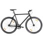 vidaXL Bicicleta de piñón fijo negro 700c 59 cm vidaXL Bicicleta de piñón fijo negro 700c 59 cm