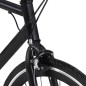 vidaXL Bicicleta de piñón fijo negro 700c 59 cm vidaXL Bicicleta de piñón fijo negro 700c 59 cm