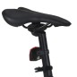 vidaXL Bicicleta de piñón fijo negro y azul 700c 51 cm