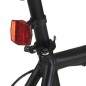 vidaXL Bicicleta de piñón fijo negro y azul 700c 51 cm