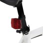 vidaXL Bicicleta de piñón fijo blanco y naranja 700c 51 cm