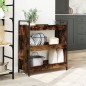 vidaXL Carrito de cocina madera ingeniería roble ahumado 70x30x82 cm vidaXL Carrito de cocina madera ingeniería roble ahumado 70x30x82 cm