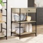 vidaXL Carrito de cocina madera ingeniería roble Sonoma 60x48x89,5 cm vidaXL Carrito de cocina madera ingeniería roble Sonoma 60x48x89,5 cm