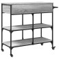 vidaXL Carrito de cocina madera ingeniería gris Sonoma 105x42x95 cm vidaXL Carrito de cocina madera ingeniería gris Sonoma 105x42x95 cm