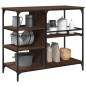 vidaXL Carrito de cocina madera ingeniería marrón roble 100x45x89,5 cm vidaXL Carrito de cocina madera ingeniería marrón roble 100x45x89,5 cm