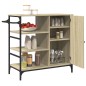 vidaXL Carrito de cocina madera ingeniería Sonoma 87,5x38,5x84,5 cm vidaXL Carrito de cocina madera ingeniería Sonoma 87,5x38,5x84,5 cm