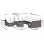 vidaXL Set de sofás de jardín 12 pzas y cojines ratán sintético marrón vidaXL Set de sofás de jardín 12 pzas y cojines ratán sintético marrón