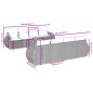 vidaXL Set de sofás de jardín 9 pzas con cojines ratán sintético beige vidaXL Set de sofás de jardín 9 pzas con cojines ratán sintético beige