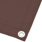 vidaXL Pantalla de balcón 100% poliéster Oxford marrón 90x800 cm
