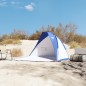 vidaXL Tienda de playa tafetán 185T azul 268x223x125 cm