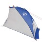 vidaXL Tienda de playa tafetán 185T azul 268x223x125 cm