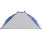 vidaXL Tienda de playa tafetán 185T azul 268x223x125 cm