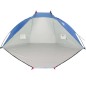 vidaXL Tienda de playa tafetán 185T azul 268x223x125 cm