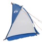 vidaXL Tienda de playa tafetán 185T azul 268x223x125 cm