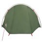 vidaXL Tienda de campaña 4 personas tafetán 185T verde 405x170x106 cm