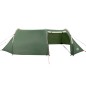 vidaXL Tienda de campaña 4 personas tafetán 185T verde 405x170x106 cm