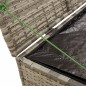 vidaXL Caja de almacenaje de jardín ratán sintético gris 291L vidaXL Caja de almacenaje de jardín ratán sintético gris 291L