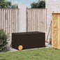 vidaXL Caja de almacenaje jardín con ruedas ratán PE marrón 190L vidaXL Caja de almacenaje jardín con ruedas ratán PE marrón 190L