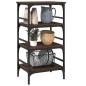 vidaXL Carrito de cocina madera ingeniería marrón roble 45x35x89,5 cm vidaXL Carrito de cocina madera ingeniería marrón roble 45x35x89,5 cm