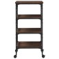 vidaXL Carrito de cocina madera ingeniería marrón roble 45x35x89,5 cm vidaXL Carrito de cocina madera ingeniería marrón roble 45x35x89,5 cm