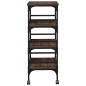vidaXL Carrito de cocina madera ingeniería marrón roble 45x35x89,5 cm vidaXL Carrito de cocina madera ingeniería marrón roble 45x35x89,5 cm