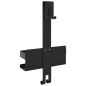 vidaXL Estante colgante de ducha acero inox cepillado 304 negro mate vidaXL Estante colgante de ducha acero inox cepillado 304 negro mate
