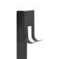 vidaXL Estante colgante de ducha acero inox cepillado 304 negro mate vidaXL Estante colgante de ducha acero inox cepillado 304 negro mate