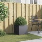 vidaXL Jardinera de acero laminado en frío antracita 42x40x39 cm vidaXL Jardinera de acero laminado en frío antracita 42x40x39 cm